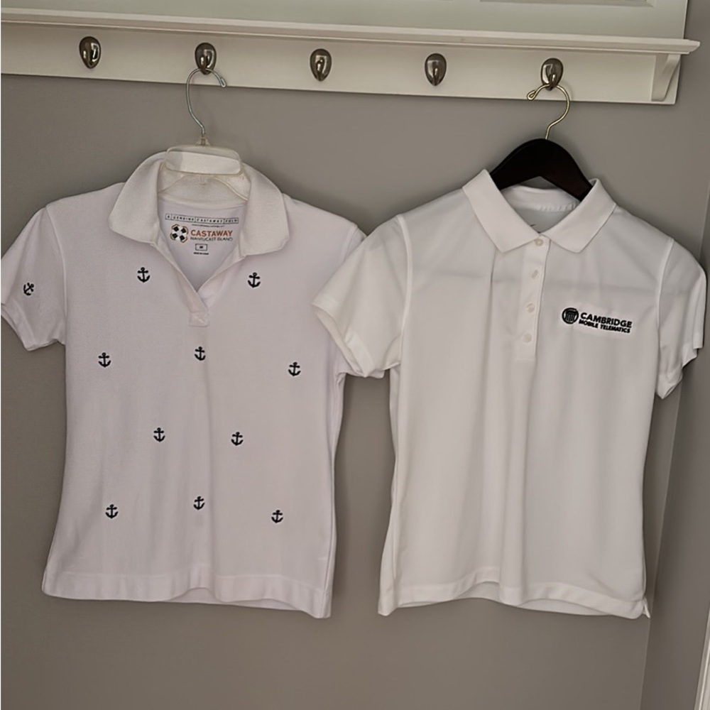 2 activewear golf shirts
